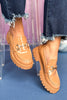 Tan Patent Leather Horsebit Loafer, must have shoes, elevated loafers, shop style your senses by mallory fitzsimmons