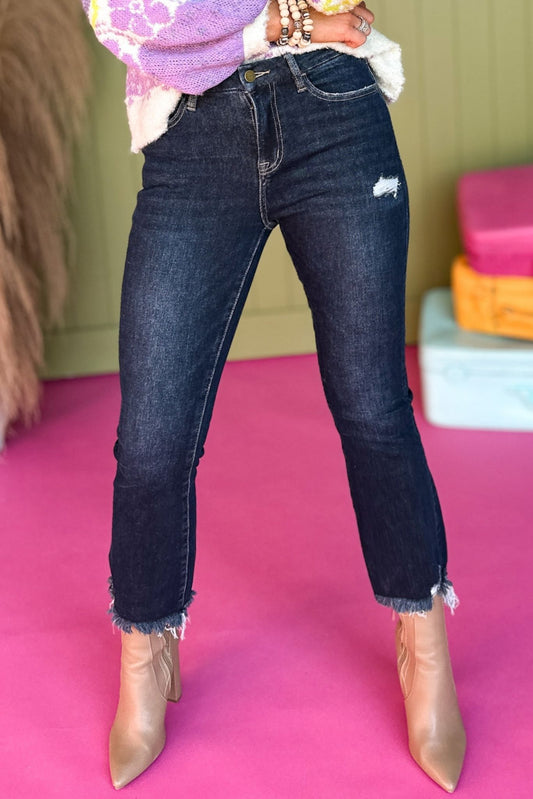  Mica Dark Wash High Rise Cropped Flare Leg Jeans, must have jeans, must have style, elevated jeans, fall fashion, fall jeans, affordable fashion, mom style, shop style your senses by mallory fitzsimmons