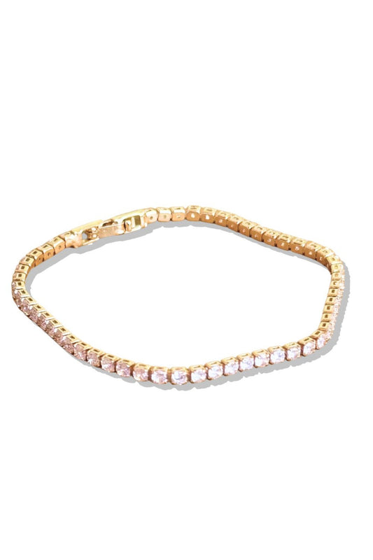 Gold Tennis Bracelet