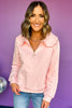 SSYS The Lucy Pullover In Baby Pink, elevated style, elevated top, must have top, fall style, fall look, must have fall, mom style, fall top, scallop detail, ssys the label, shop style your senses by mallory fitzsimmons