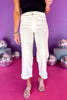 Vervet White High Rise Belted Wide Leg Jeans, white jeans, belt jeans, must have jeans, must have style, must have comfortable style, spring fashion, spring style, street style, mom style, elevated comfortable, elevated style, shop style your senses by mallory fitzsimmons