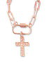 SSYS 18k Gold Plated Scripture Cross Charm *FINAL SALE*