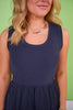 SSYS Helena Bra Tank Dress In Navy