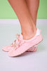 Shu Shop Pink Ballet Lace Up Sneakers
