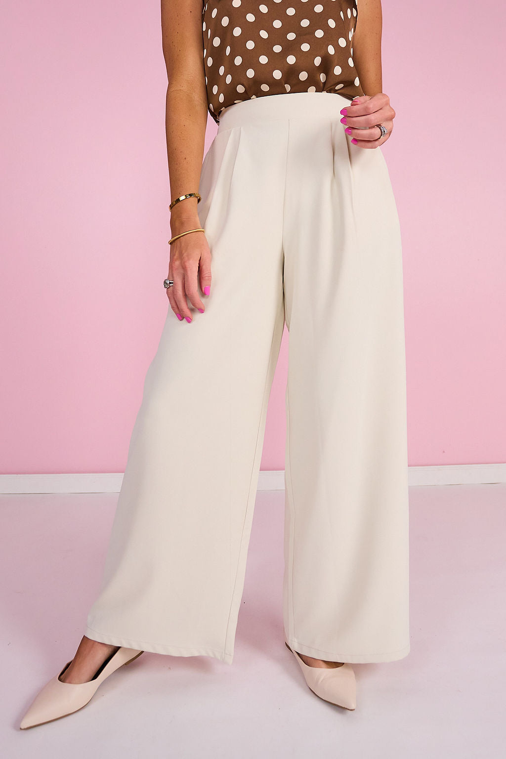 SSYS Jules Trouser Pants In Ivory