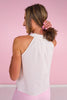 SSYS Nadia Criss Cross Top In White
