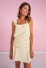 SSYS Jules Button Front Skort In Lemon