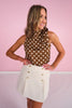 SSYS Jules Button Front Skort In Ivory