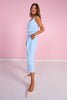 SSYS Jules Barrel Crop Trousers In Light Blue