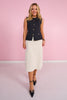 SSYS Kaci Sleeveless Sweater Vest Top In Black