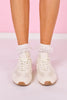 SSYS White Layer Ruffle Lace Ankle Socks