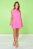 SSYS Sleeveless Gemma Peter Pan Collared Dress In Pink