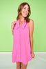 SSYS Sleeveless Gemma Peter Pan Collared Dress In Pink