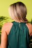 SSYS Marcie Halter Dress In Forest Green