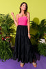SSYS Cece Strapless Built In Bra Tank In Dark Pink