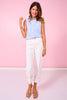 SSYS Collins Preppy Stripe Sleeveless Top In Light Blue