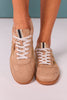 Shu Shop Taupe Suede Sneaker