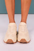 Beige Chunky Runner Sneakers