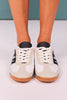 Black and White Court Sneakers