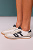 Black and White Court Sneakers