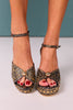 Black Statement Platform Heels