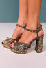 Black Statement Platform Heels