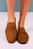 Shu Shop Chocolate Brown Suede Loafer Mules