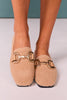 Shu Shop Beige Sherpa Horsebit Loafers
