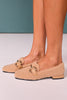 Shu Shop Beige Sherpa Horsebit Loafers