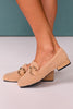 Shu Shop Beige Sherpa Horsebit Loafers