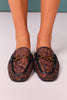 Brown Animal Horsebit Loafers