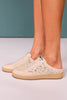 Ivory Crystal Sneaker Mules