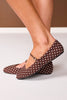 Brown Polka Dot Ballet Flats