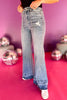 Mica Medium Wash Super High Rise Belted Wide Leg Flare Jeans, wide leg jeans, stylish jeans, must have jeans, must have style, must have comfortable style, spring fashion, spring style, street style, mom style, elevated comfortable, elevated style, shop style your senses by mallory fitzsimmons