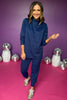 SSYS The Bella Set In Quilted Navy,  must have set, must have style, elevated set, matching set, elevated style, elevated comfy, comfortable fashion, travel set, mom style, travel style, shop style your senses by mallory fitzsimmons