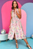 Pink Multi Floral Collared Button Front Sleeveless Lace Eyelet Dress, eyelet dress, multi color dress, must have dress, must have style, brunch style, spring fashion, elevated style, elevated dress, mom style, shop style your senses by mallory fitzsimmons, ssys by mallory fitzsimmons