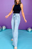Mica Super High Rise Relaxed Flare Double Button Jeans, trendy denim,  must have jeans, must have style, must have denim, spring fashion, spring style, street style, mom style, elevated comfortable, elevated style, shop style your senses by mallory fitzsimmons  Edit alt text