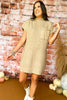 Tan Mock Neck Pocket Detail Short Sleeve Knit Dress, must have dress, must have style, fall style, fall fashion, elevated style, elevated dress, mom style, fall collection, fall dress, shop style your senses by mallory fitzsimmons
