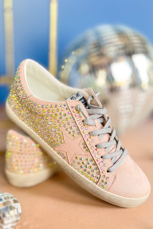 Pink Crystal Embellished Star Sneaker *FINAL SALE*