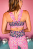 SSYS Navy Pink Mix Confetti Thick Strap Compression Sports Bra OUTLET *FINAL SALE*, Ssys athlesiure, Spring athleisure, athleisure, elevated athleisure, signature sports bra, must have sports bra , athletic sports bra, athletic style, mom style, shop style your senses by mallory fitzsimmons, ssys by mallory fitzsimmons