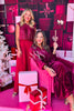 SSYS Berry Sequin Top In Maroon