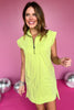 Lime Zipper Front Cap Sleeve High Low Hem Dress, must have dress, must have style, weekend style, brunch style, spring fashion, elevated style, elevated style, mom style, shop style your senses by mallory fitzsimmons, ssys by mallory fitzsimmons