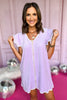 SSYS Light Lavender Get Ready Robe™, SSYS The Label, Get Ready Robe, GRR, robe, morning robe, night robe, zip up robe, lavender robe, lavender morning robe, lavender night robe, lavender zip up robe, scallop detail robe, lavender scallop detail robe, short sleeve robe, lavender short sleeve robe, must have robe, elevated robe, elevated style, elevated lifestyle, Shop Style Your Senses by Mallory Fitzsimmons, SSYS by Mallory FItzsimmons