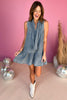 Denim Self Tie Sleeveless Side Pocket Dress, must have dress, must have style, concert style, spring fashion, elevated style, elevated dress, mom style, shop style your senses by mallory fitzsimmons, ssys by mallory fitzsimmons