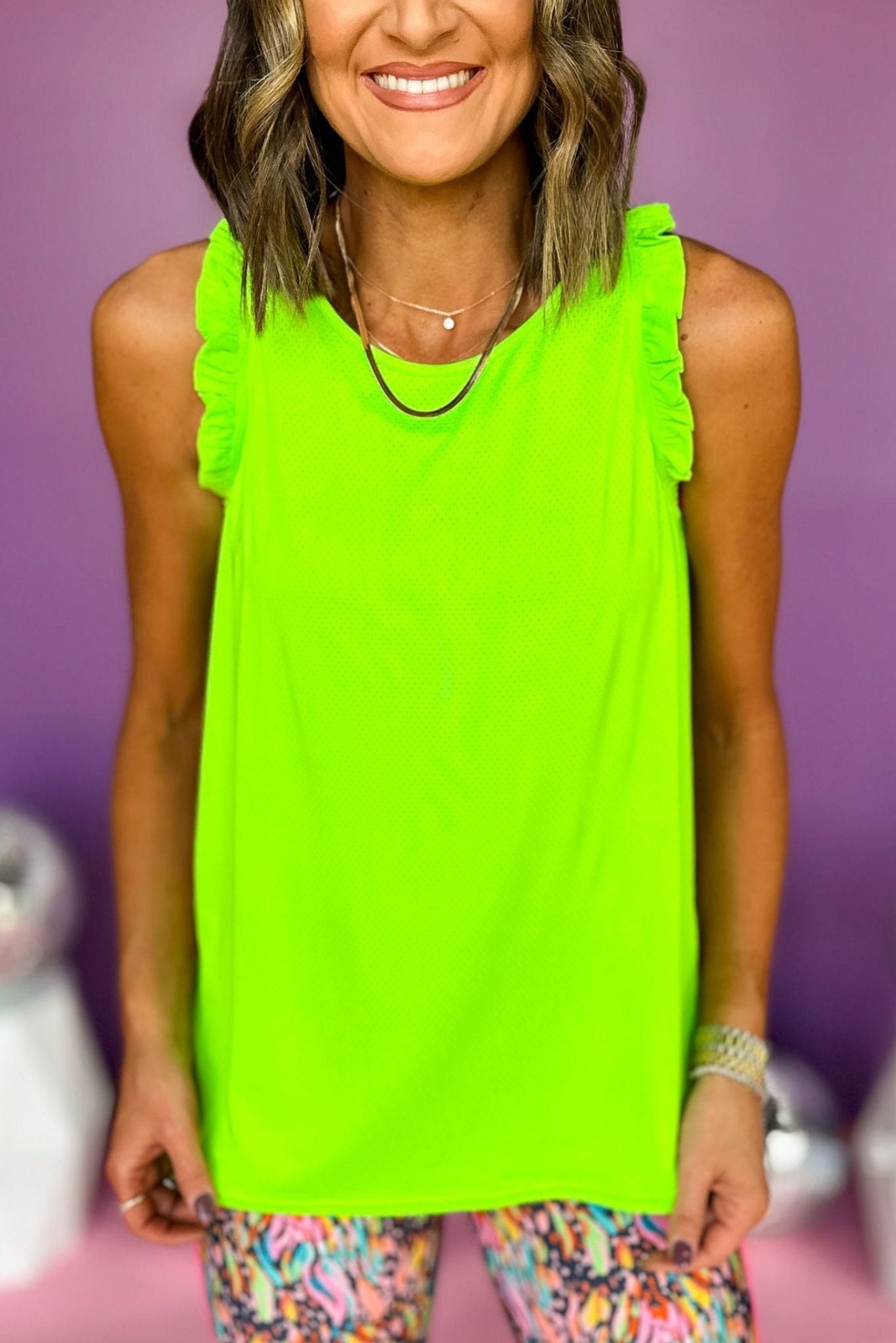 Neon Green Racer Back Bralette