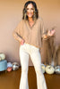 Taupe Long Sleeve Banded Cuff High Low Top, must have top, must have style, must have fall, fall collection, fall fashion, elevated style, elevated top, mom style, fall style, shop style your senses by mallory fitzsimmons