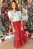 SSYS The Eve Skirt In Red Tartan Plaid, must have skirt, must have style, must have print, elevated style, elevated skirt, elevated print, holiday skirt, holiday style, plaid skirt, mom style, shop style your senses by mallory fitzsimmons