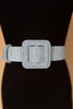 Blue Light Wash Denim Square Buckle Belt, accessory, belt, denim belt, elevated belt, must have belt, shop style your senses by mallory fitzsimmons