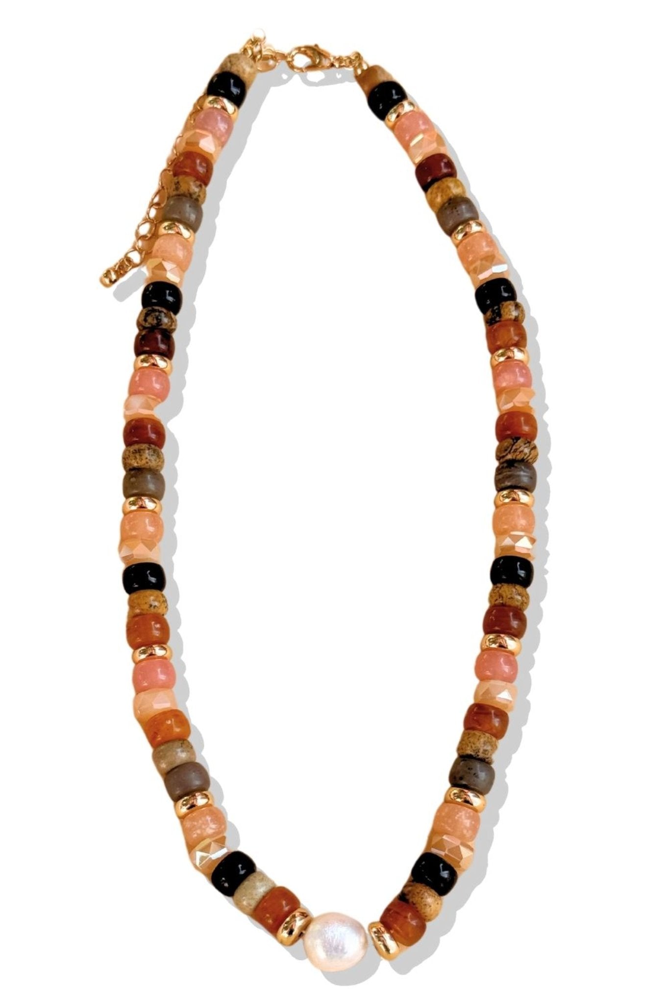 Brown Beaded Necklace