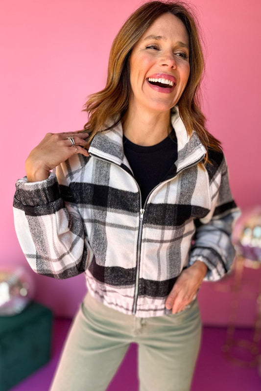 Black Plaid Jacket, must have jacket, must have print, fall fashion, fall jacket, elevated style, fall style, elevated jacket, mom style, shop style your senses by mallory fitzsimmons